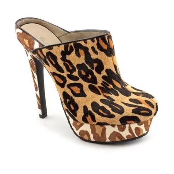 Cheetah Clog heels NWT - Picture 2 of 11